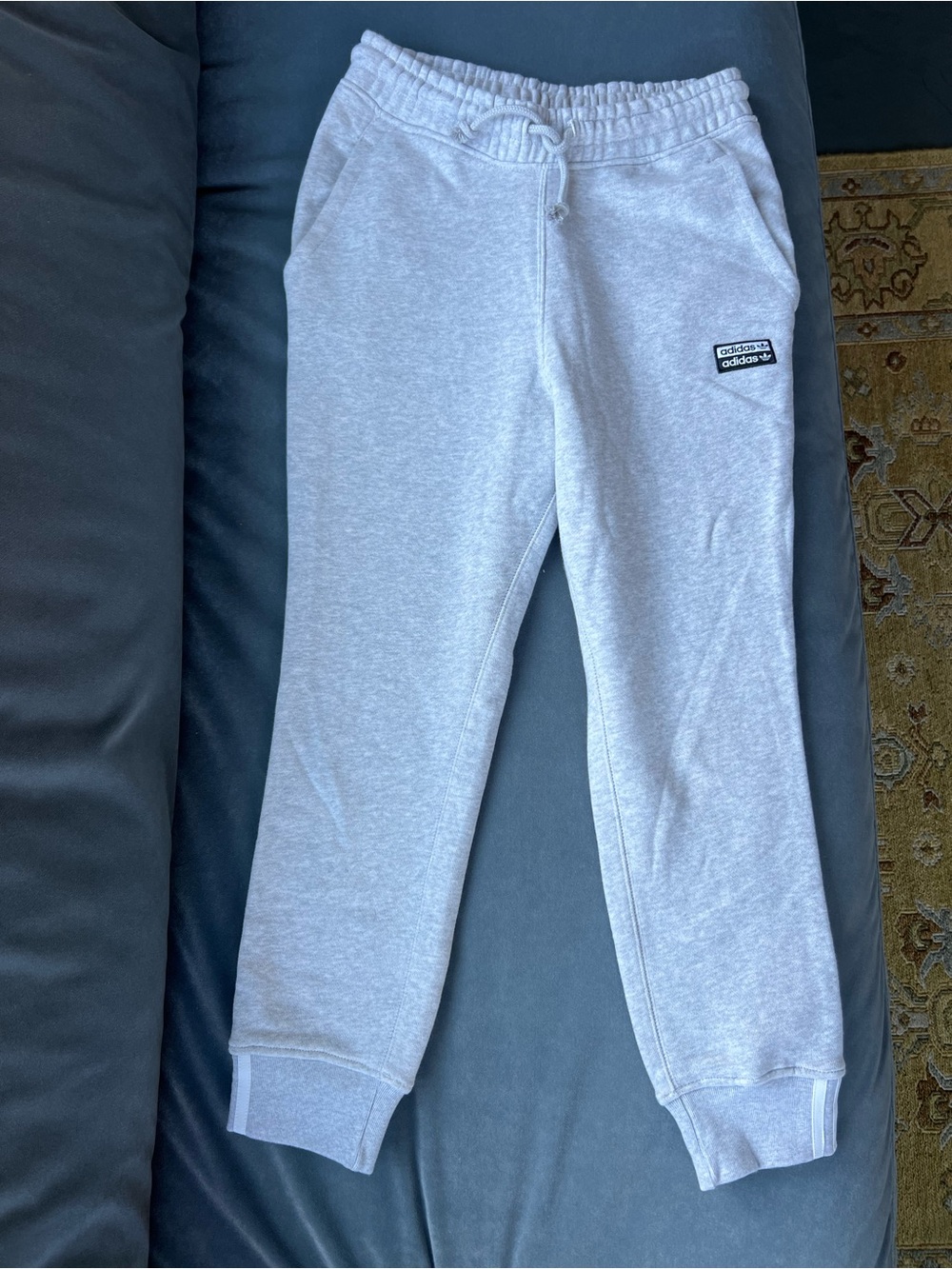 Adidas Originals Gray Fleece Jogger Sweatpants Women’s Small